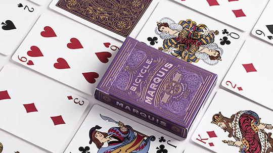 Bicycle Marquis Playing Cards Laminated Purple