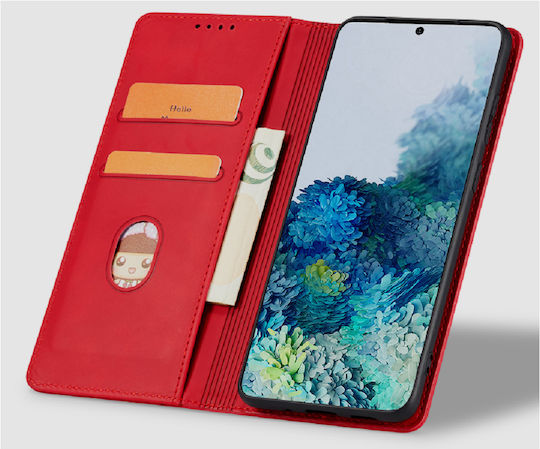 Buchen Sie Synthetisches Leder Rot (Realme GT Neo 3T 5G)