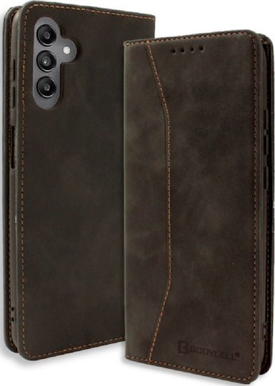 Bodycell Книга Изкуствена кожа Черен (Galaxy A04s)