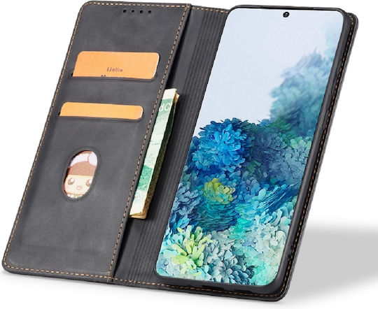 Bodycell Книга Изкуствена кожа Черен (Galaxy A04s)