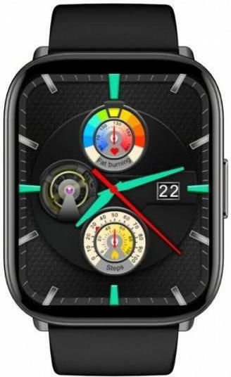 Oromed Oro Fit Pro GT Stainless Steel 46mm Αδιάβροχο Smartwatch με Παλμογράφο (Μαύρο)