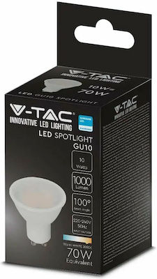 V-TAC LED Bulbs for Socket GU10 Warm White 1000lm 1pcs