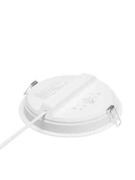 Philips Round Recessed LED Panel 24W with Cool White Light 6500K 21.5cm