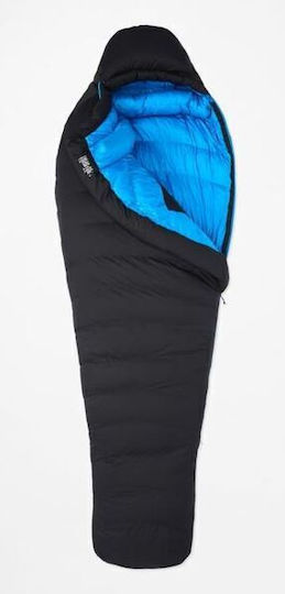 Marmot Sleeping Bag Μονό 3 Εποχών Paiju 10 Black - Clear Blue