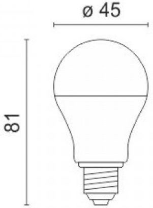 Spot Light Bec LED 7W pentru Soclu E27 și Formă G45 Alb natural 550lm