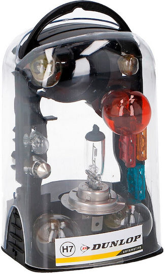Dunlop Lamps Car Automotive Set H7 Halogen 12V 55W 11pcs