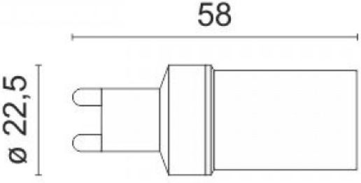 Spot Light Λάμπα LED 10W για Ντουί G9 Φυσικό Λευκό 850lm