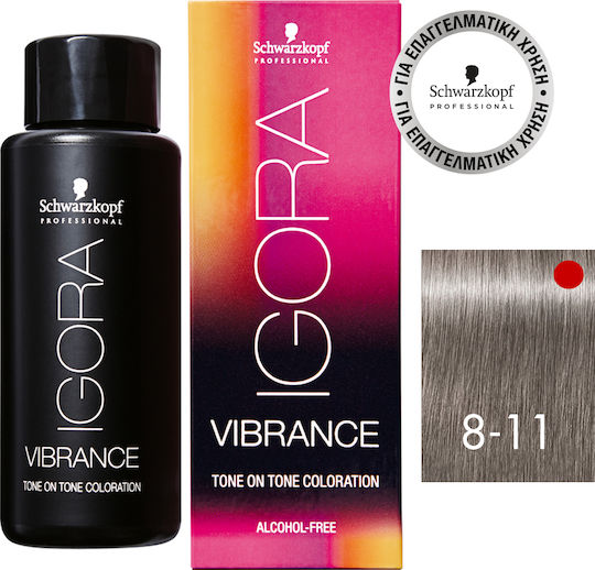Schwarzkopf Igora Vibrance Полуперманентна Боя За Коса Без Амоняк 8-11 60 мл