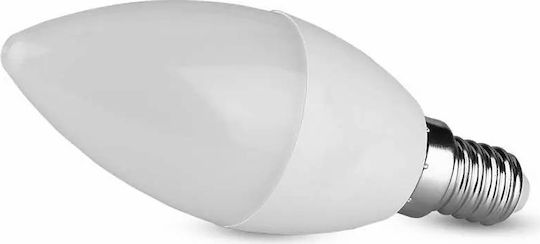 V-TAC VT-1818 LED Bulb 3.7W 100mm for Socket E14 and Shape C37 Natural White 320lm