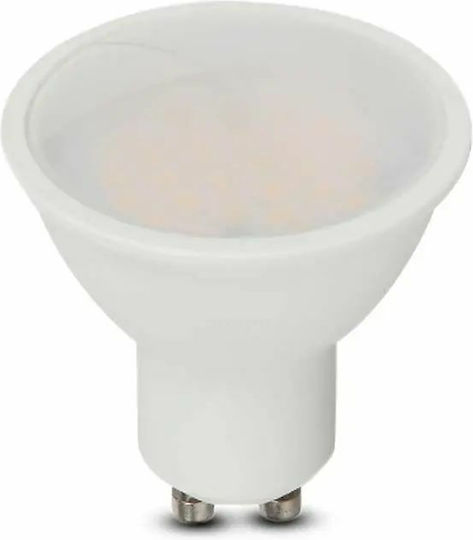 V-TAC Λάμπα LED 4.5W 80mm για Ντουί GU10 και Σχήμα MR16 Φυσικό Λευκό 400lm