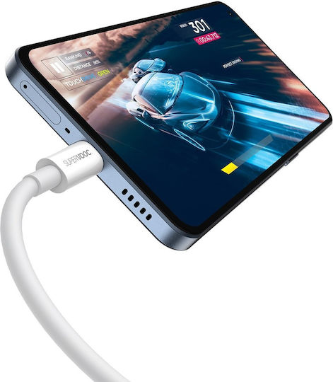 Baseus Superior USB 2.0 Cable USB-C male - USB-A 65W White 2m (CAYS001002)
