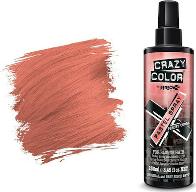 Crazy Color Pastel Spray Hair Spray Peachy Coral 250ml