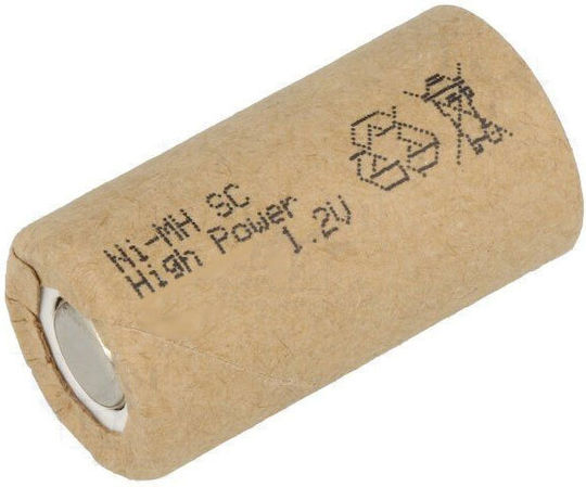 TC Battery Επαναφορτιζόμενη Μπαταρία Sub-C Ni-MH 1800mAh 1.2V 1τμχ