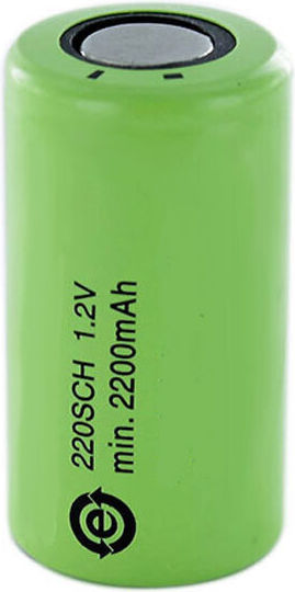 TC Battery Επαναφορτιζόμενη Μπαταρία Sub-C Ni-MH 2200mAh 1.2V 1τμχ