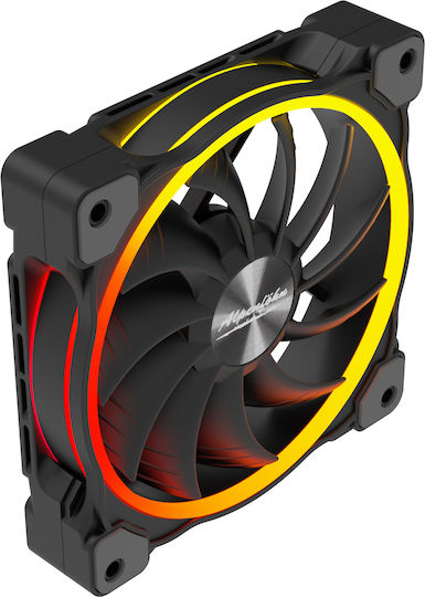 Alpenfoehn Wing Boost 3 Case Fans 120mm (2200rpm / 77.92cfm) with ARGB Lighting and 4-Pin Molex Connection Pack of 3