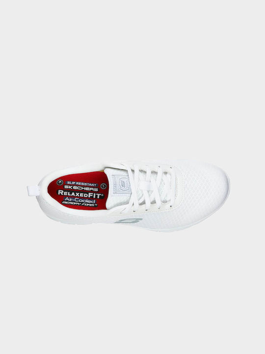 Skechers Ghenter-Bronaugh Παπούτσι Εργασίας Λευκό με Πιστοποίηση SR
