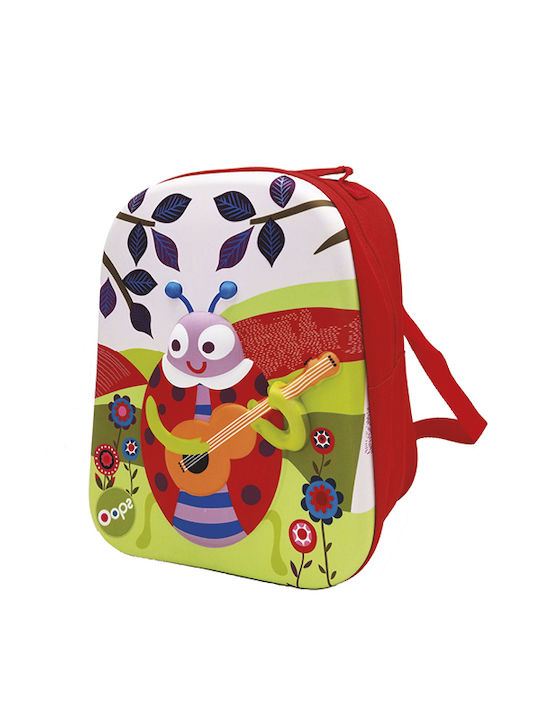 Oops Happy Ladybug Ghiozdan De Spate Grădinița Roșu 27 x 14 x 33cm