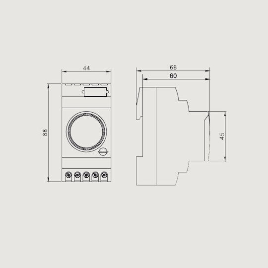 Vemer ARVO-D Analog Time Delay Relay Daily With Standby 150 Hours (16A 250VAC)