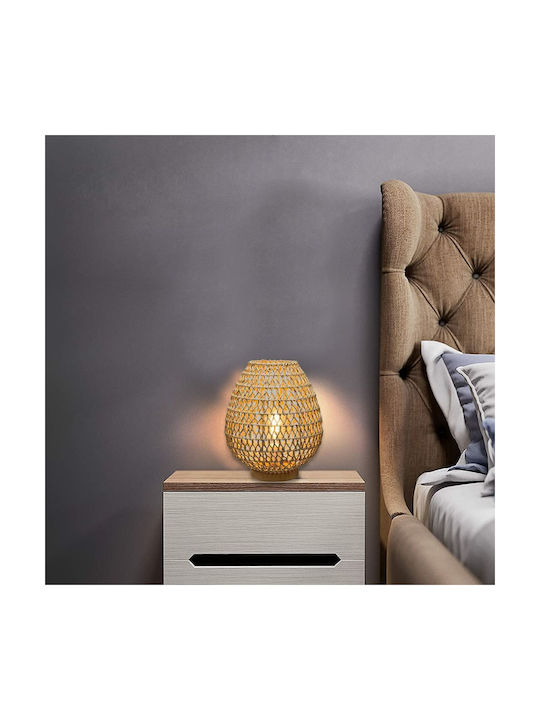 Atmosphera Tressé Arena Decorative Lamp with Socket for Bulb E27 Beige