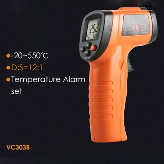 Victor Infrared Thermometer -20°C to 550°C with Distance Ratio 12:1 22.05.0015