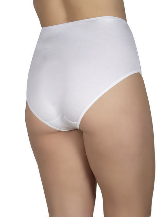 A.A UNDERWEAR Hochtailliert Damen Slip Weiß