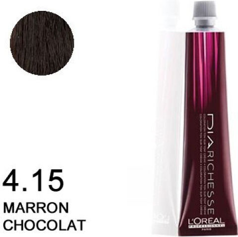 L'Oréal Professionnel DIA Richesse Βαφή Μαλλιών Χωρίς Αμμωνία 4.15 Μαρόν Σοκολάτα 50ml