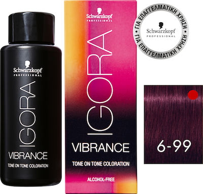 Schwarzkopf Igora Vibrance Temporary Dye 6-99 Blond Dark Bold Violet 60ml