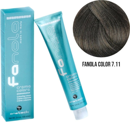 Fanola Colouring Cream Боя за Коса 7.11 Екстра Пепеляво Русо 100ml