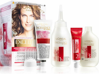 L'Oreal Paris Excellence Creme Triple Care Color Set Hair Dye 600 Natural Dark Blonde 48ml