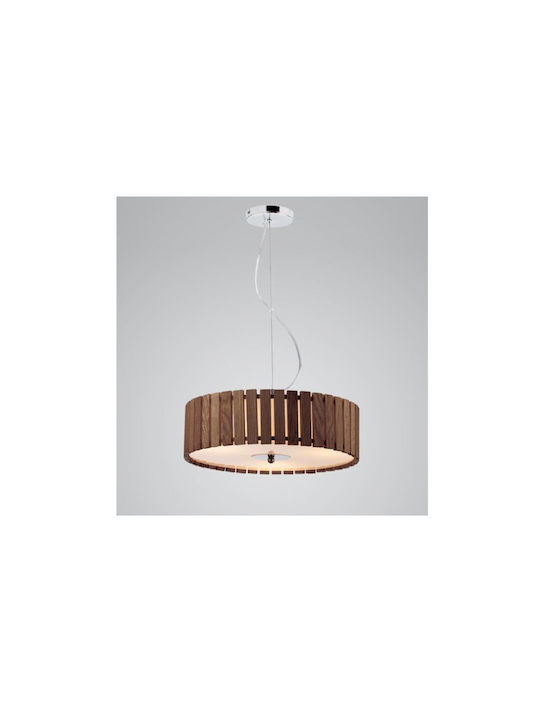 Viokef Gilda Pendant Light Three-Light Brown