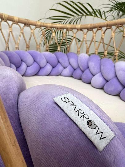 Sparrow Πάντα Πλεξούδα Lavender 10x240cm