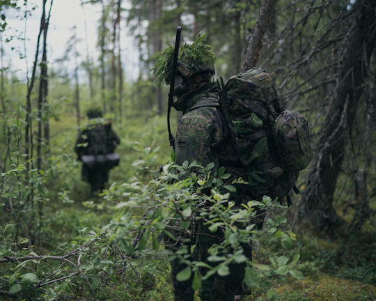 Savotta Savotta Jääkäri Militärischer Rucksack Rucksack aus Polyester Khaki 40Es