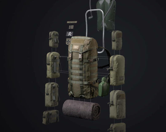 Savotta Savotta Jääkäri Militärischer Rucksack Rucksack aus Polyester Khaki 40Es