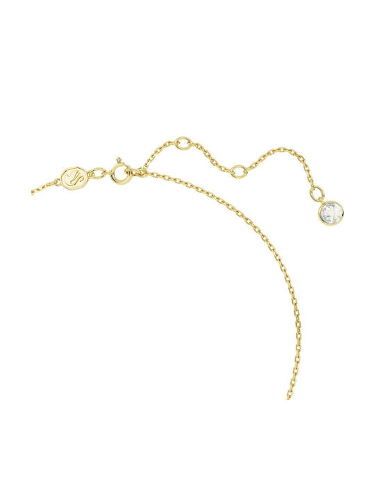 Stilla Colier cu Design Inimă Placat cu Aur cu Zircon 5648750