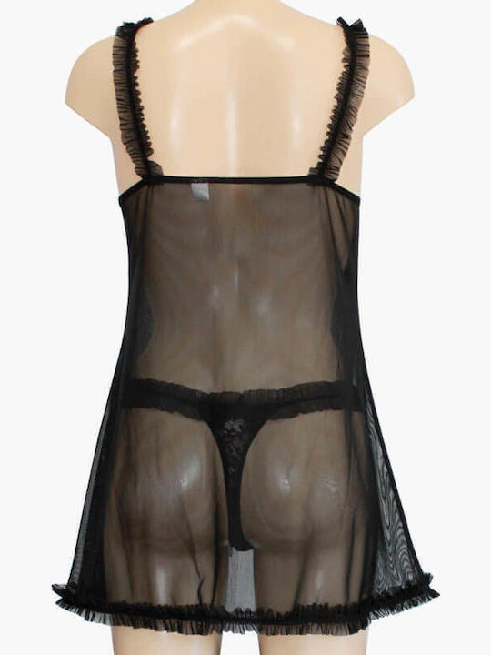 A.A UNDERWEAR Γυναικείο Νυχτικό Μαύρο