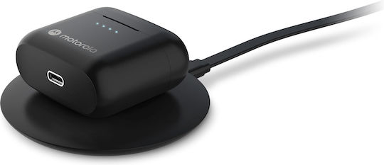 Motorola Moto Buds-S ANC Bluetooth Handsfree Căști cu Rezistență la Transpirație și Carcasă de Încărcare Jet Black