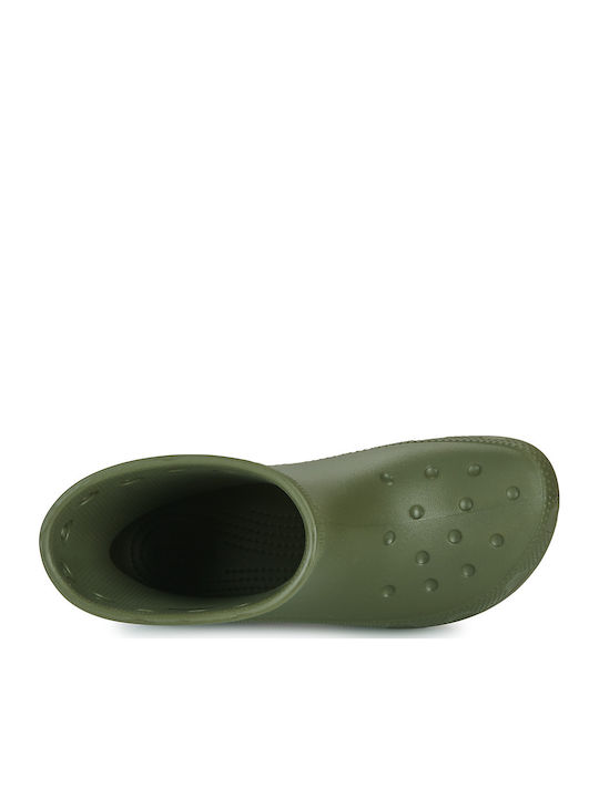 Klassische Regenstiefel Anatomische Herrenstiefel Wasserdichte Khaki
