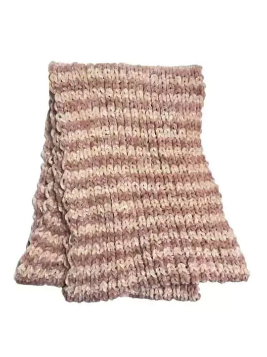 Verde Women's Wool Neck Warmer Pink-Beige