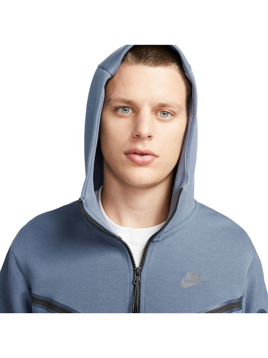 Sportswear Tech Fleece Суитшърт с Качулка Diffused Blue