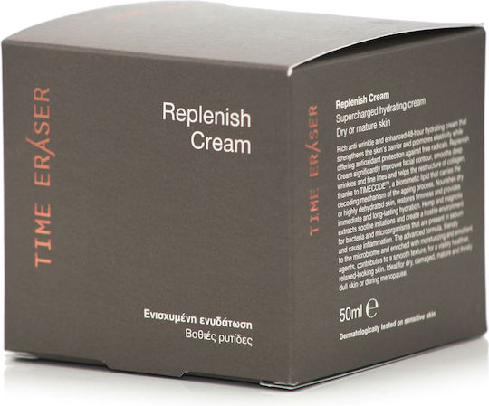 Time Eraser Replenish 48ωρη Αντιγηραντική Κρέμα Προσώπου με Κάνναβη 50ml