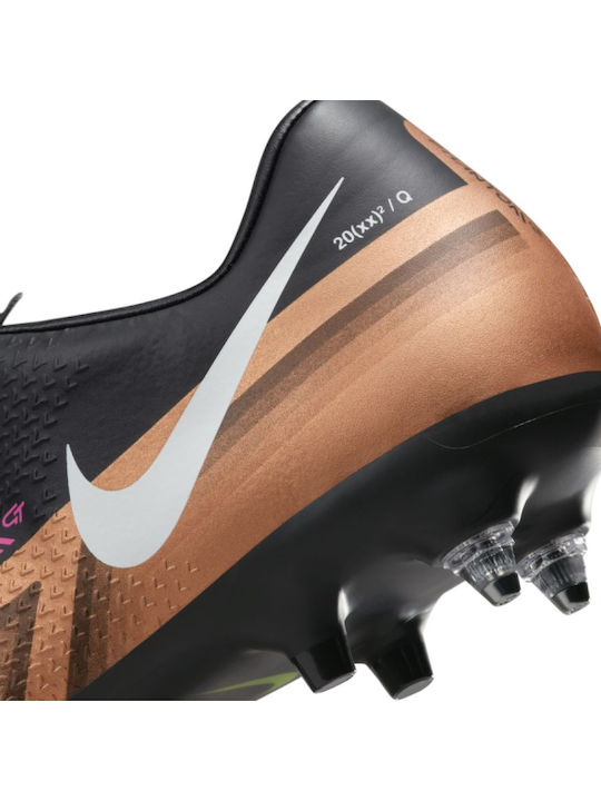 Nike Phantom GT2 Academy Pantofi de Fotbal cu crampoane Cupru Metalic / Negru