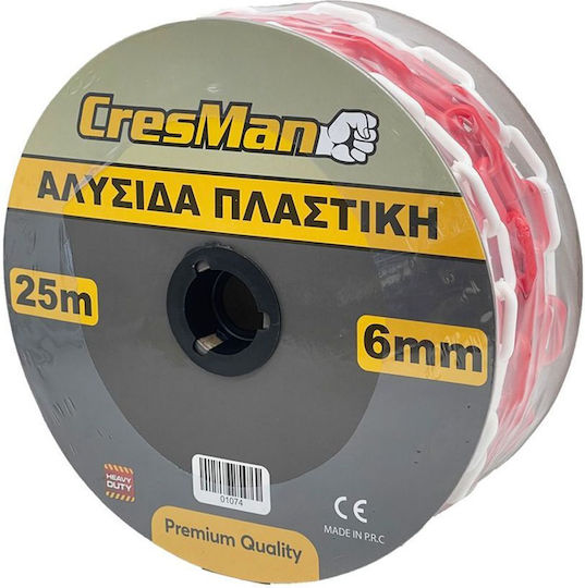 Cresman AMD016-6190 Plastic Traffic Chain L25m