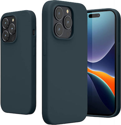 KWmobile Silicone Back Cover Dark Slate (iPhone 14 Pro)