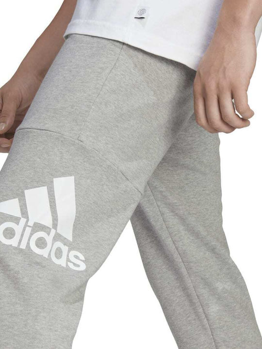 Adidas Мъжки спортни панталони с ластик Сив