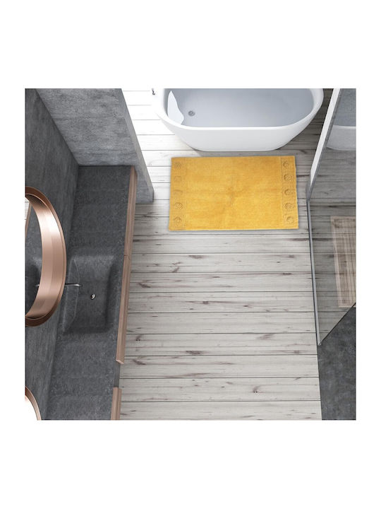 Das Home Bath Mat Cotton 530 420760800532 Yellow 60x80cm