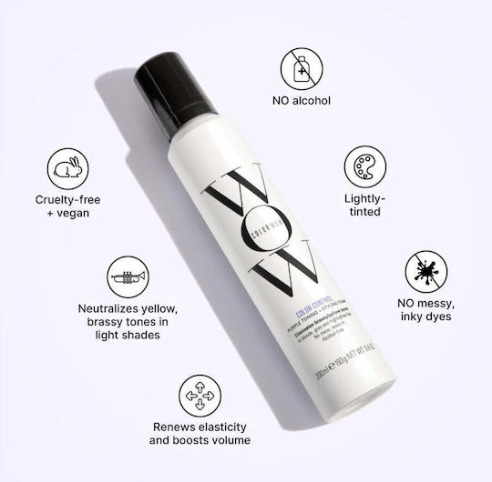 Color Wow Color Wow Toner Farbe Mousse Control Lila Tönung und Styling-Schaum 200ml