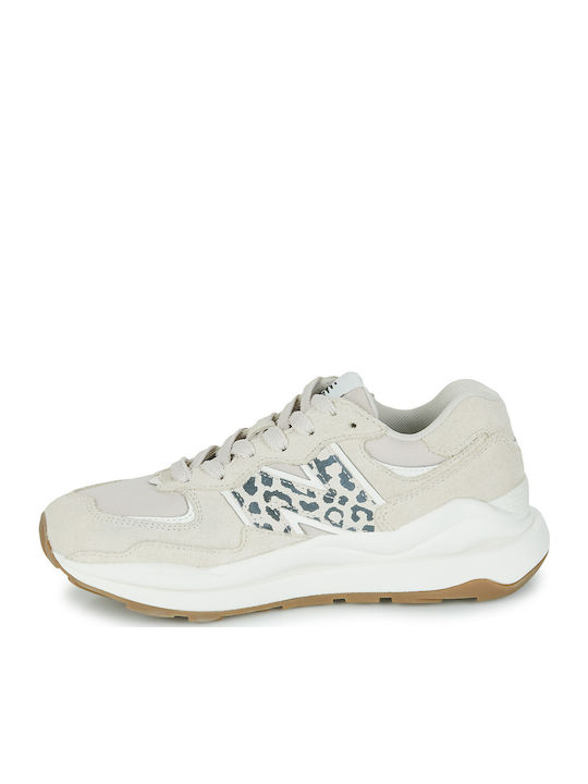 57/40 Γυναικεία Chunky Sneakers Μπεζ