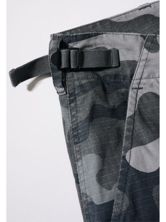 Ανδρική Βερμούδα Cargo Grey Camo