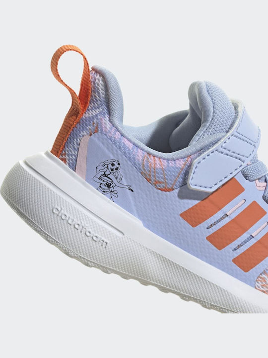 Fortarun Moana Cloudfoam Sport Elastic Kids Sports Shoes Running with Hoop & Loop Closure Light Blue