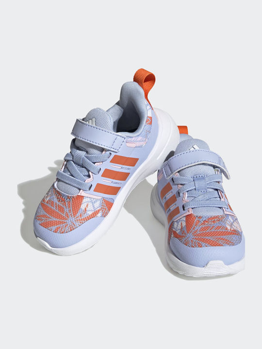 Fortarun Moana Cloudfoam Sport Elastic Kids Sports Shoes Running with Hoop & Loop Closure Light Blue